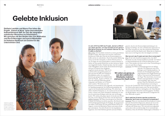 Innenseite Magazin